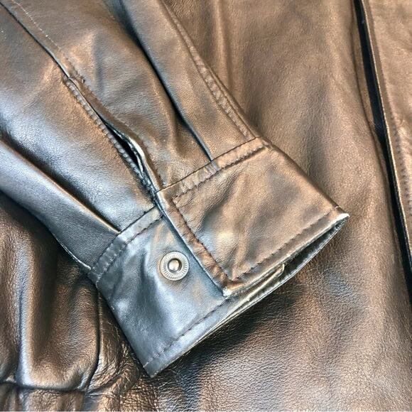 Mens Genuine Leather Jacket - Picture 9 of 16